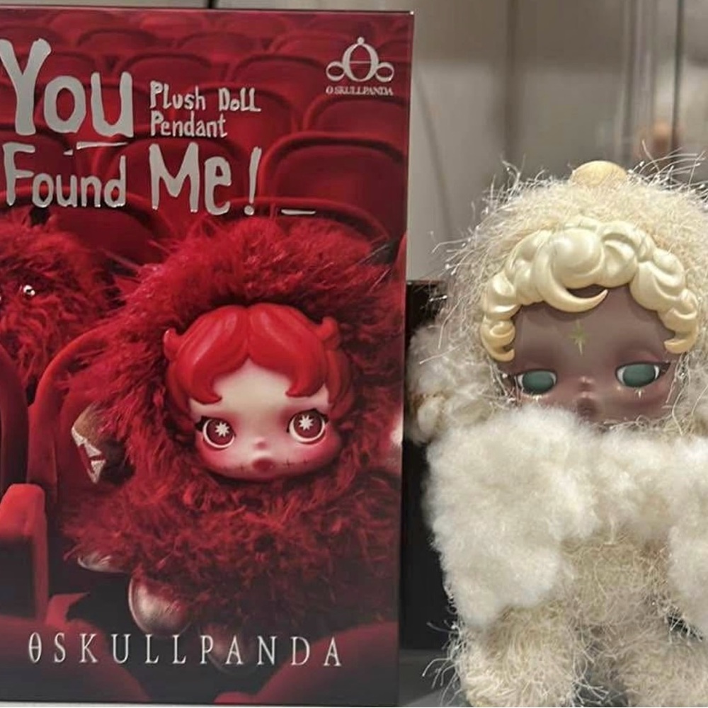 Skullpanda Plush Doll Pendant
